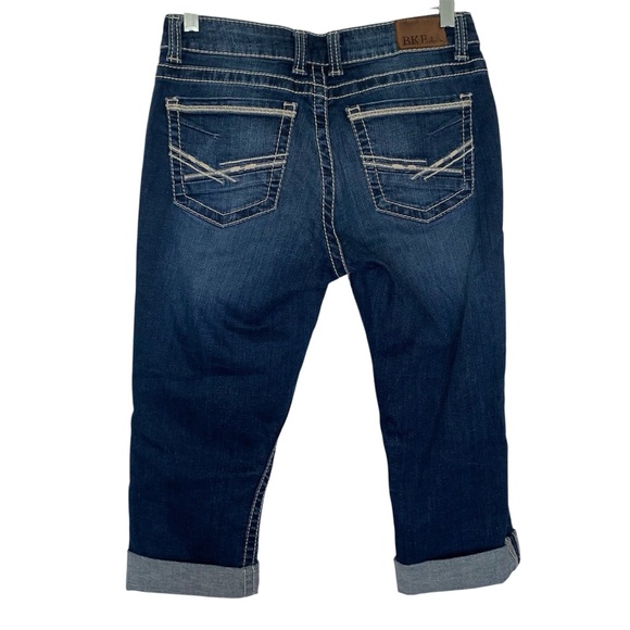 BKE Women denim Capri Blue Size 27 - Picture 2 of 5